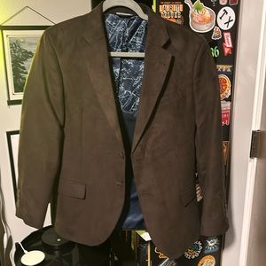 Mens Modern Brown Blazer! Size 38s! Nautica brand!